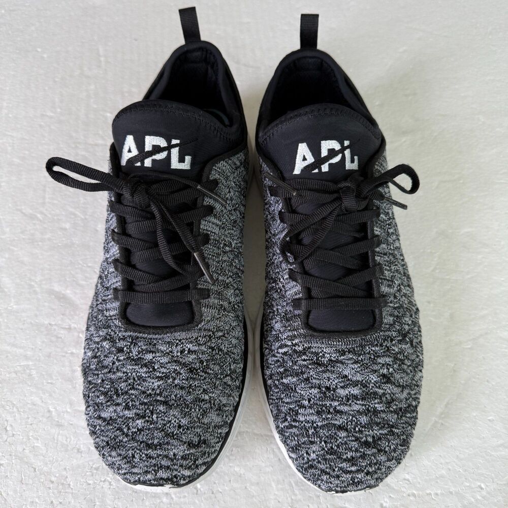 Size 9.5 - APL Black & White & Melange Techloom Phantom Men's Sneaker